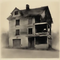 a house by Jack Levine