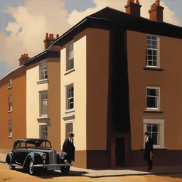 a house by Jack Vettriano