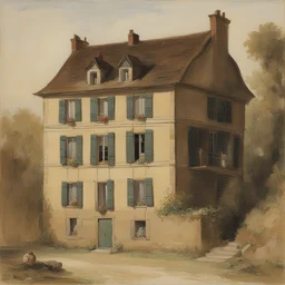 a house by Jacques-Firmin Beauvarlet
