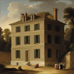 a house by Jacques-Louis David