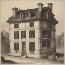 a house by Jacques Bellange