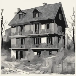 a house by Jacques Tardi