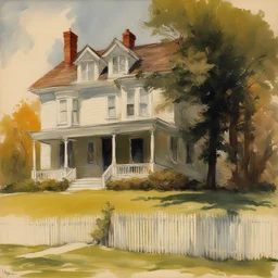 a house by James Montgomery Flagg
