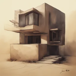 a house by Jamil Molaeb