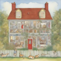 a house by Jan Brett