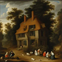 a house by Jan Brueghel the Elder