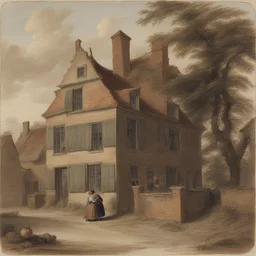 a house by Jan Pietersz Saenredam
