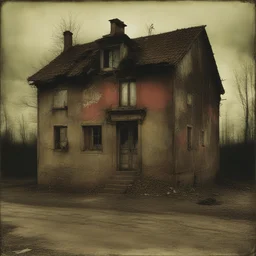 a house by Jan Saudek