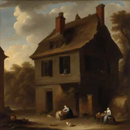 a house by Jan Weenix