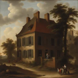 a house by Jan van Ravesteyn