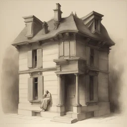 a house by Jean-Baptiste Carpeaux