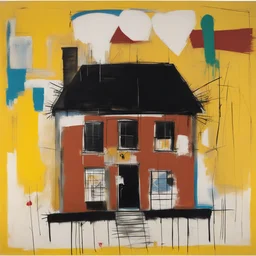 a house by Jean-Michel Basquiat