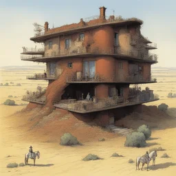 a house by Jean Giraud