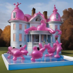 a house by Jeff Koons