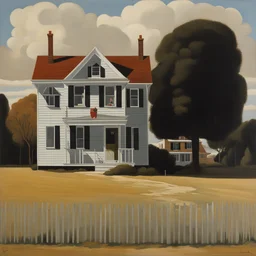 a house by Jeffrey Smart