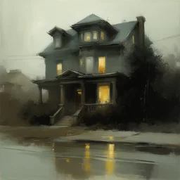 a house by Jeremy Mann