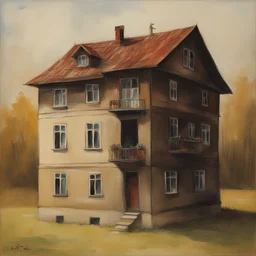 a house by Jerzy Duda-Gracz