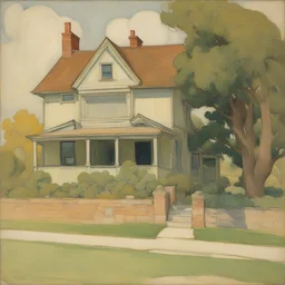 a house by Jessie Arms Botke