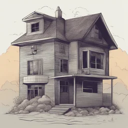 a house by Jhonen Vasquez