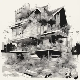 a house by Jim Mahfood