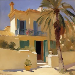 a house by Joaquín Sorolla