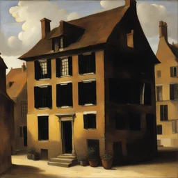 a house by Johannes Vermeer