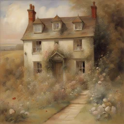 a house by John Anster Fitzgerald