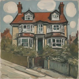 a house by John Bratby