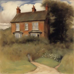 a house by John Everett Millais