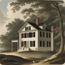 a house by John James Audubon