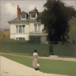 a house by John Lavery