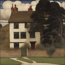 a house by John Roddam Spencer Stanhope