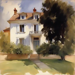 a house by John Singer Sargent
