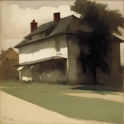 a house by John White Alexander