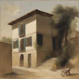 a house by Juan Carreño de Miranda