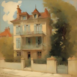 a house by Jules Cheret