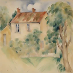 a house by Jules Pascin