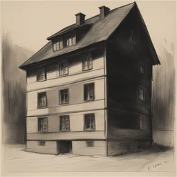 a house by Käthe Kollwitz