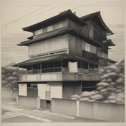a house by Kanzan Shimomura
