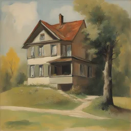 a house by Karl Hofer
