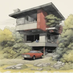 a house by Katsuhiro Otomo