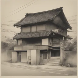 a house by Katsushika Ōi