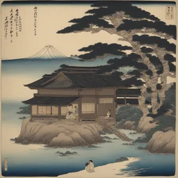 a house by Katsushika Hokusai