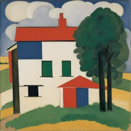 a house by Kazimir Malevich