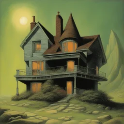 a house by Kelly Freas