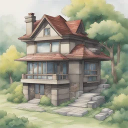 a house by Ken Sugimori