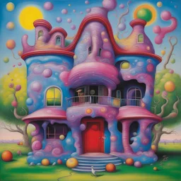 a house by Kenny Scharf