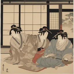 a house by Kitagawa Utamaro