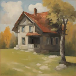 a house by Konrad Mägi