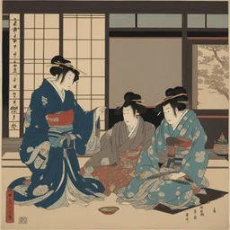 a house by Kunisada